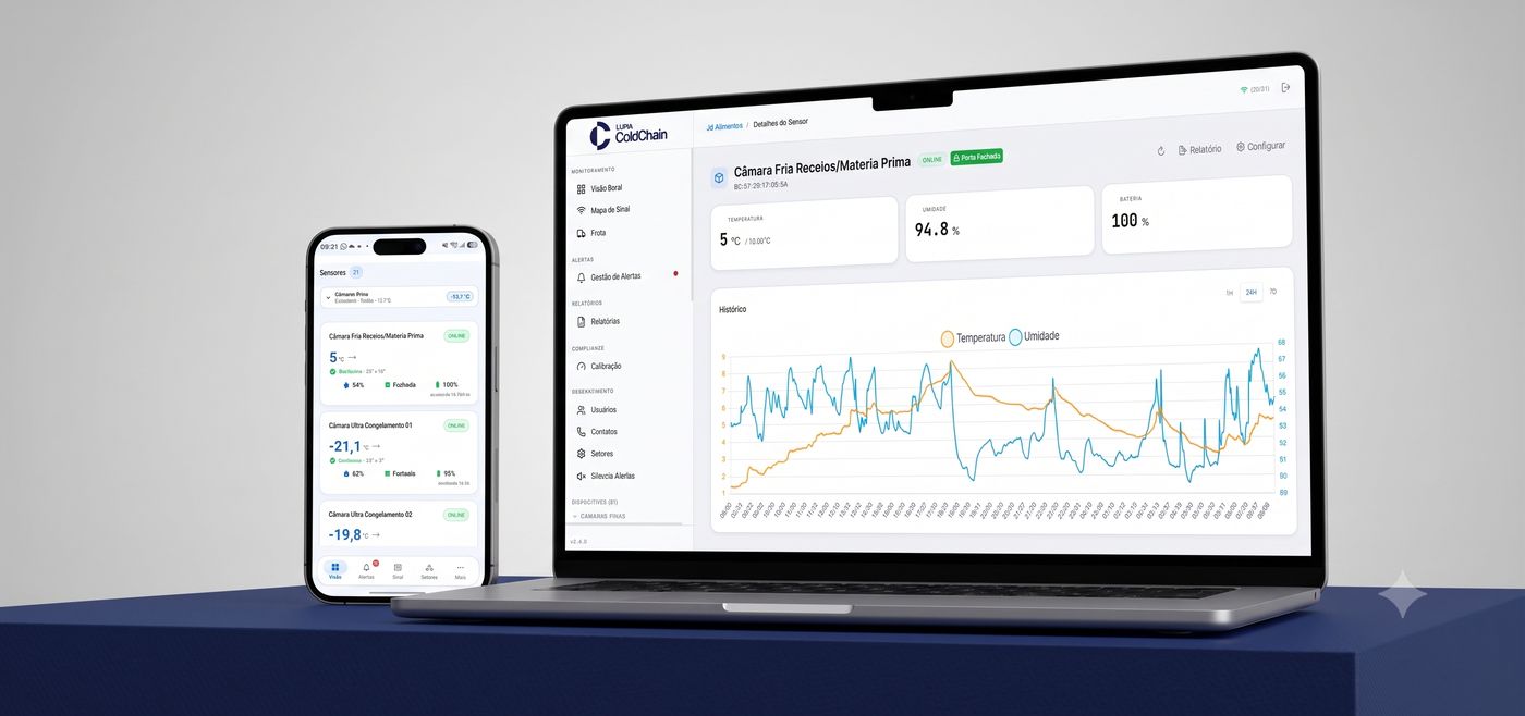 Dashboard Lupia ColdChain